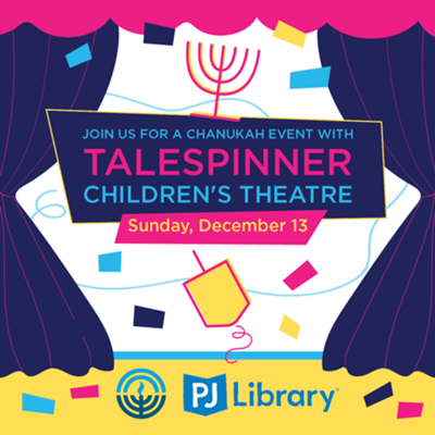 PJ Library's Chanukah virtual event with Talespinner Children's Theater