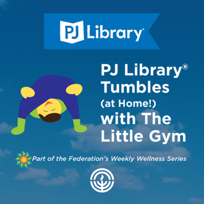 PJ Library Tumbles at Home with The Little Gym