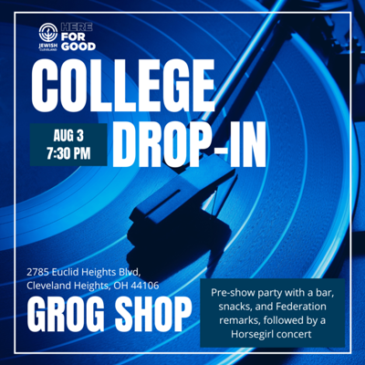College "drop-in" at Grog Shop