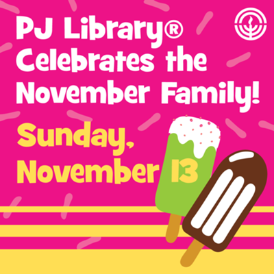 PJ Library® Celebrates the November Family