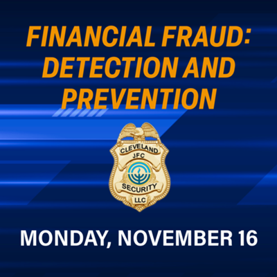 Community Security Training: Financial Fraud: Detection and Prevention