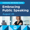 Embracing Public Speaking